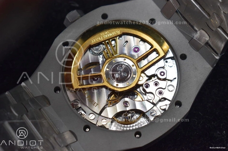 Bracelet Oak 445 APSF SS 41mm on Blue 15500 Edition Royal Textured Clone A4302 Best Dial SS Lightweight Super 1:1 0804